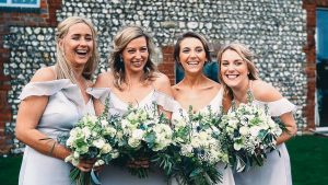 farbridge bridesmaids Sussex wedding videographer photographer